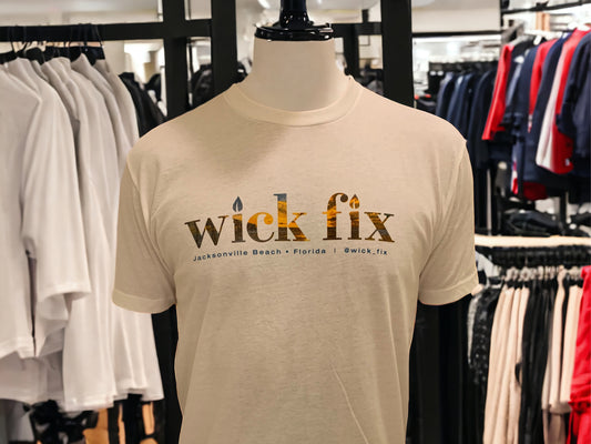 White Wick Fix Sunrise Pier T-Shirt