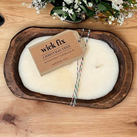 9" Dough Bowl Soy Wax Candle