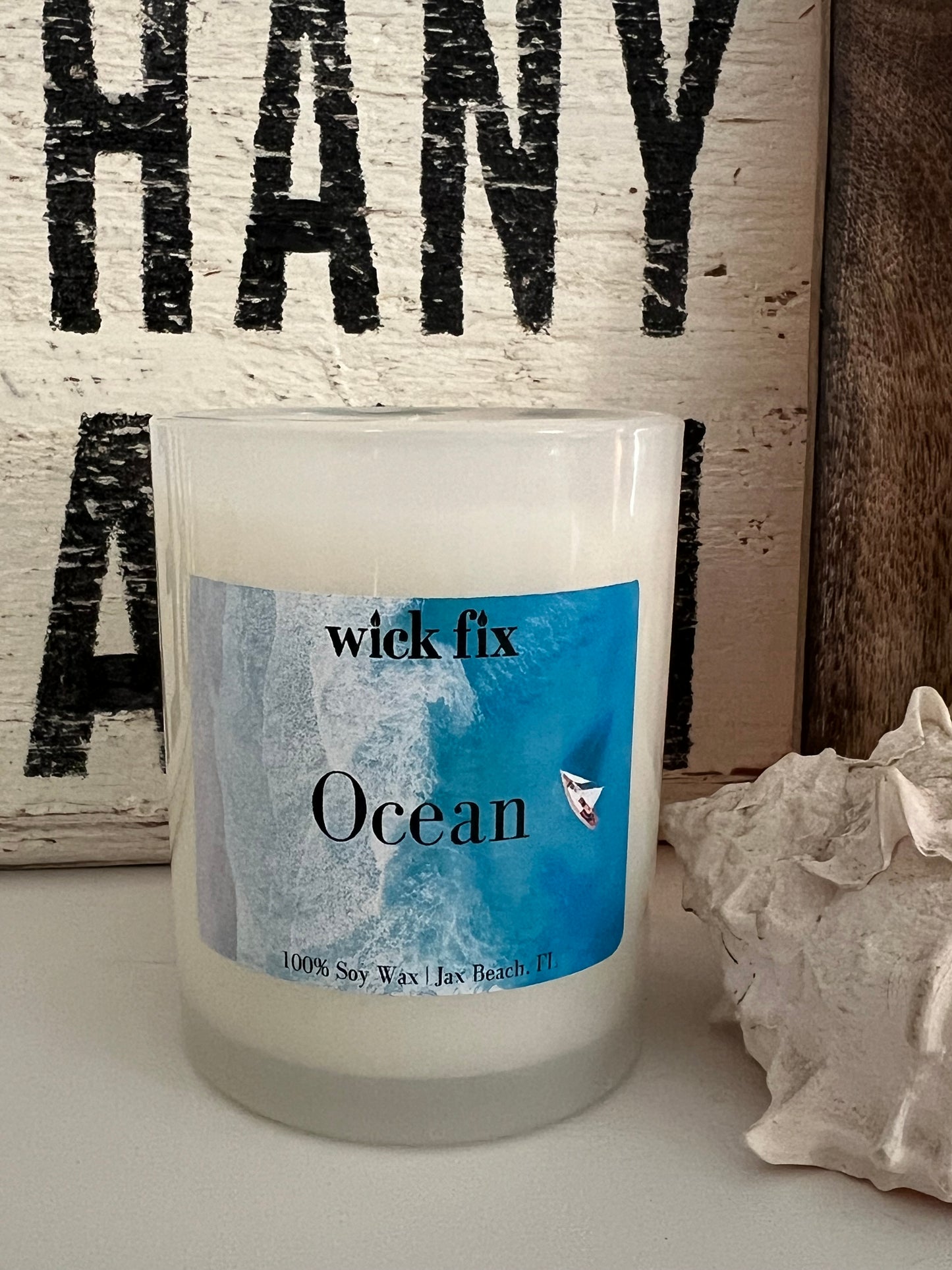 Ocean 8 Oz Candle