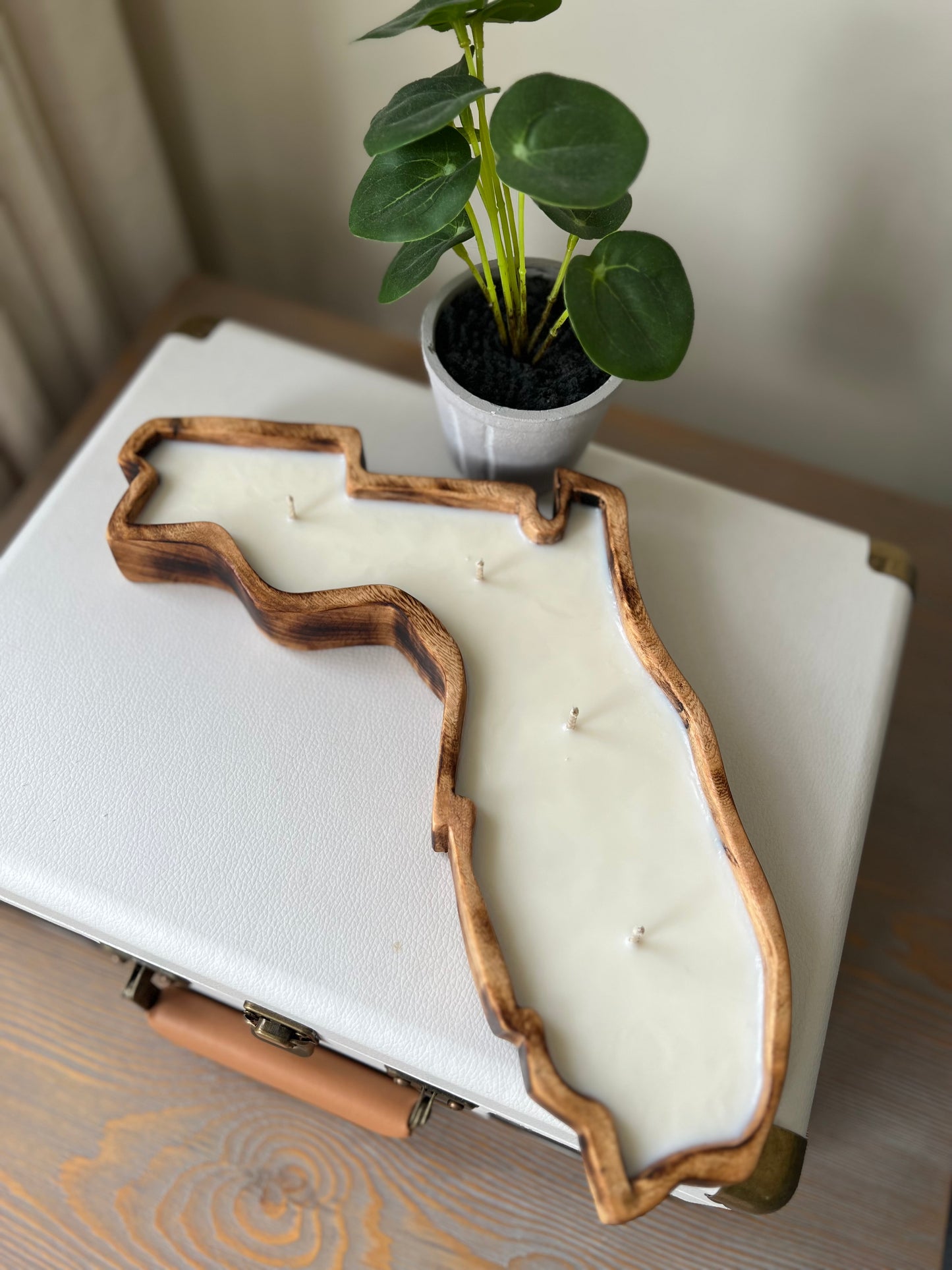 State of Florida Wooden Soy Wax Candle